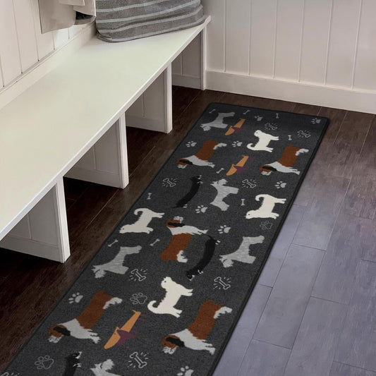 Dog Family Designer Rugs – Kitchen, Bedroom, Living Room