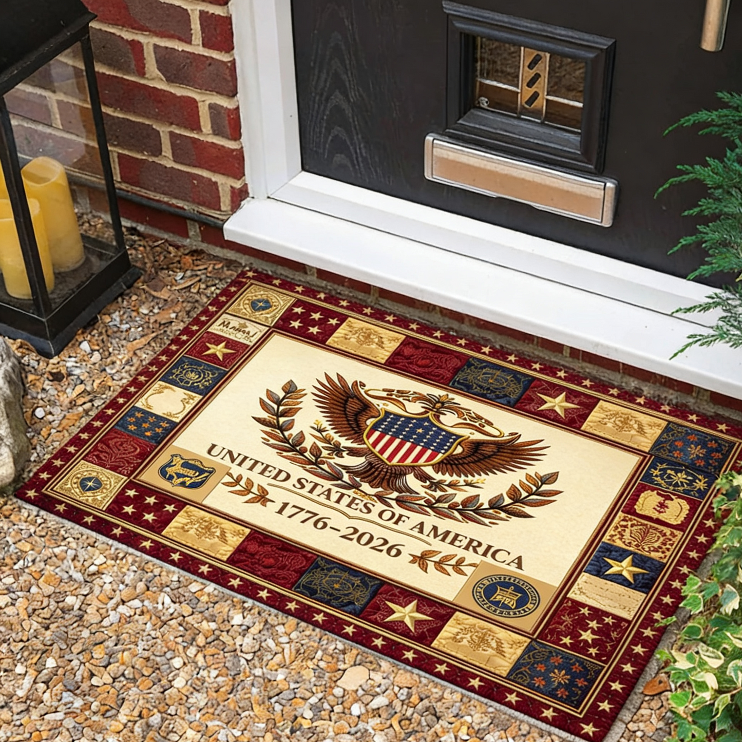 USA 250th Anniversary Doormat