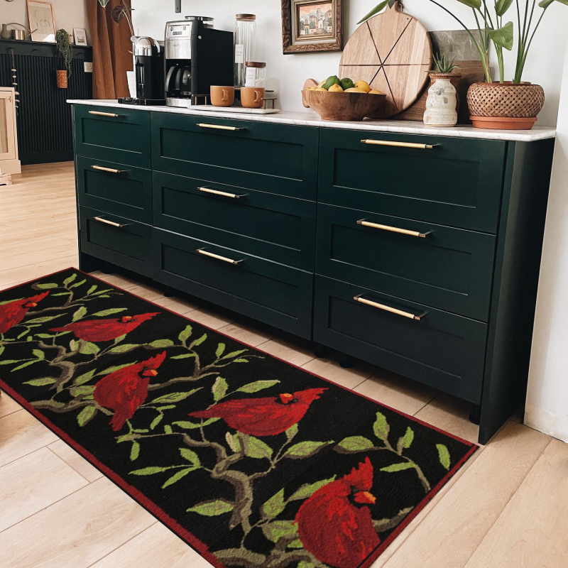 Non-Slip Pet Paw Runner Rug - Machine Washable & OEKO-TEX Certified