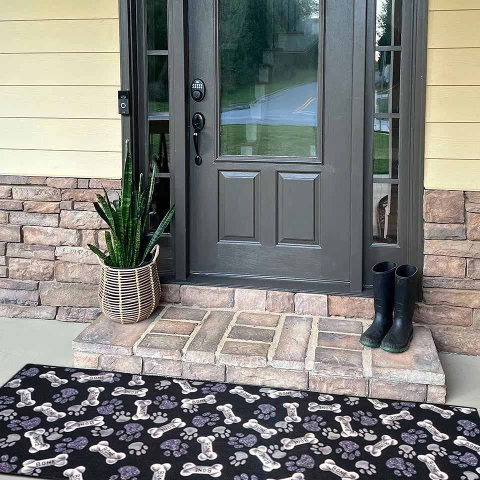 Non-Slip Pet Paw Runner Rug - Machine Washable & OEKO-TEX Certified