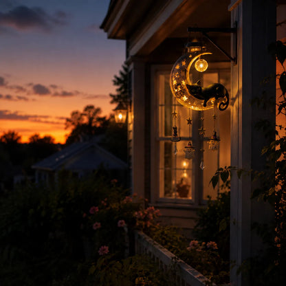 Whimsical Solar Halloween Hanging Lantern