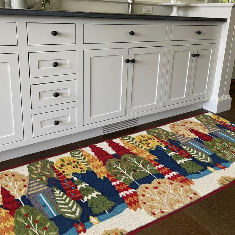 Non-Slip Pet Paw Runner Rug - Machine Washable & OEKO-TEX Certified