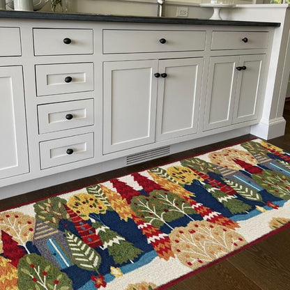 Non-Slip Pet Paw Runner Rug - Machine Washable & OEKO-TEX Certified