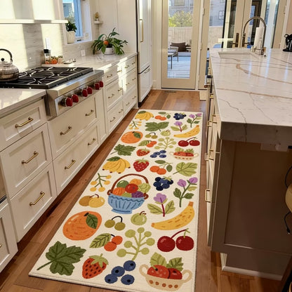 [Buy 2 Free Shipping] Fruit Paradise Washable Runner Rug