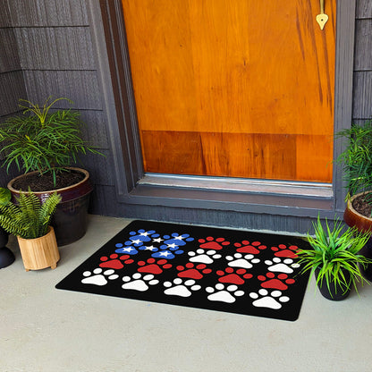 American Flag Doormat - For Dog Lover