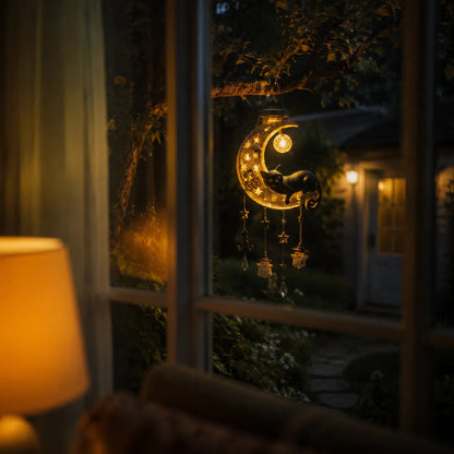 Whimsical Solar Halloween Hanging Lantern