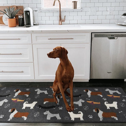 Dog Family Designer Rugs – Kitchen, Bedroom, Living Room