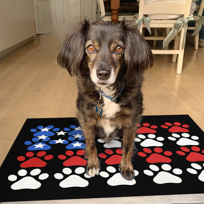 American Flag Doormat - For Dog Lover