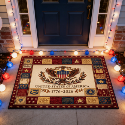 USA 250th Anniversary Doormat