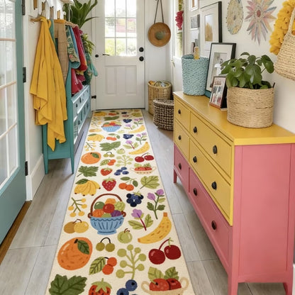 [Buy 2 Free Shipping] Fruit Paradise Washable Runner Rug