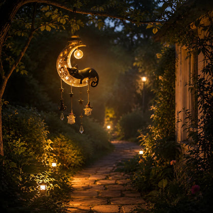 Whimsical Solar Halloween Hanging Lantern