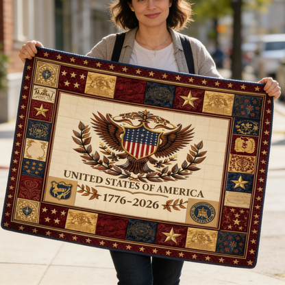 USA 250th Anniversary Doormat