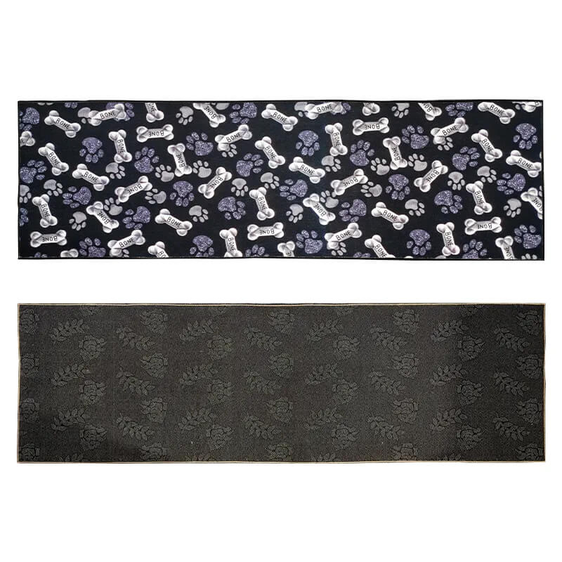 Non-Slip Pet Paw Runner Rug - Machine Washable & OEKO-TEX Certified